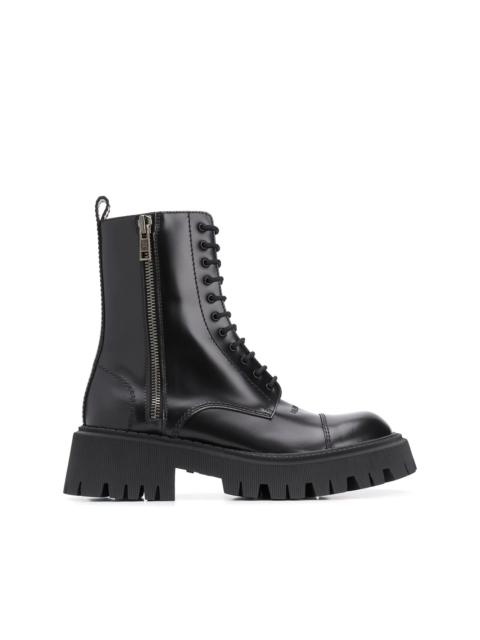BALENCIAGA Tractor 20 mm lace-up boots