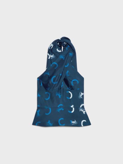 CELINE top IN silk twill