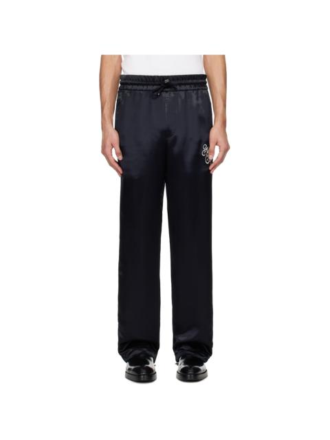 AMIRI Black MA Music Note Track Pants