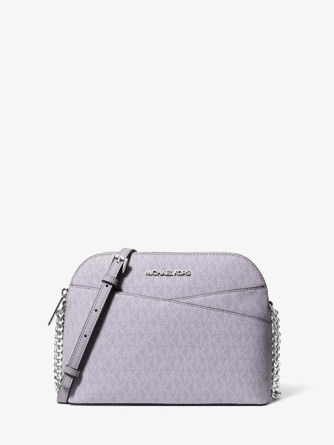 MICHAEL KORS Jet Set Travel Medium Logo Dome Crossbody Bag