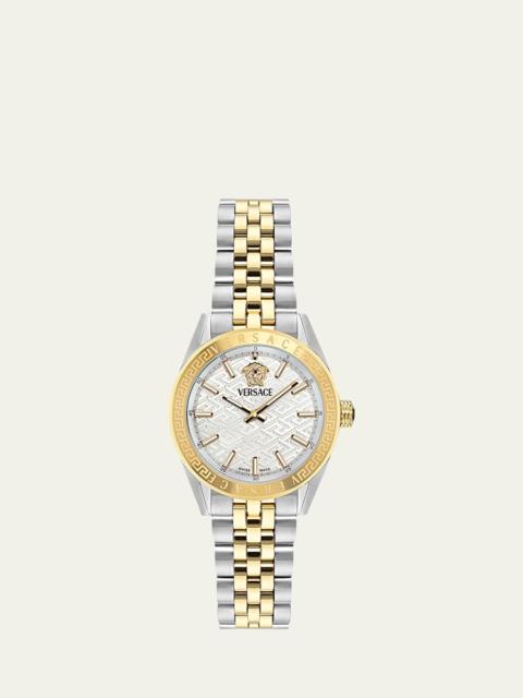 V-Code 36mm Two Tone Bracelet Watch