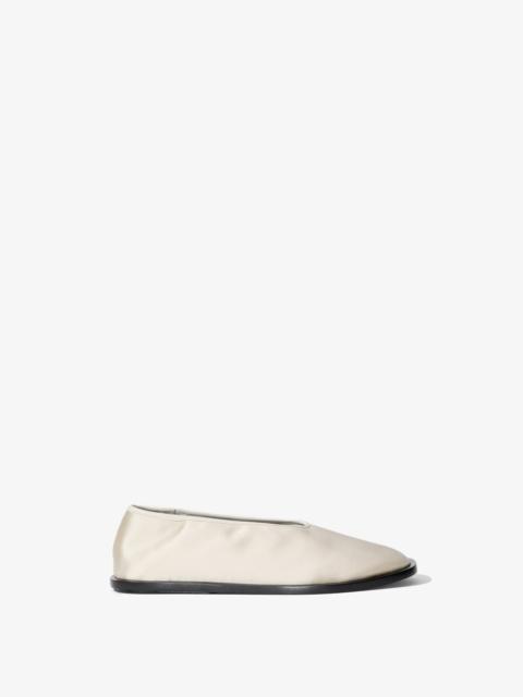 Proenza Schouler Soft Square Slippers in Satin