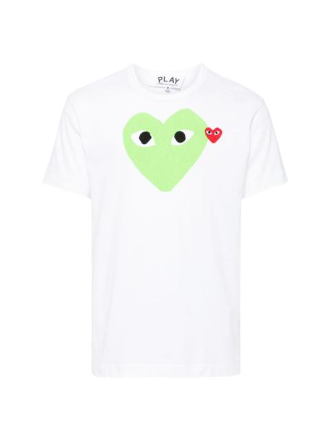 signature heart motif cotton T-shirt