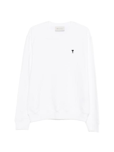 AMI Paris logo crew neck sweatshirt