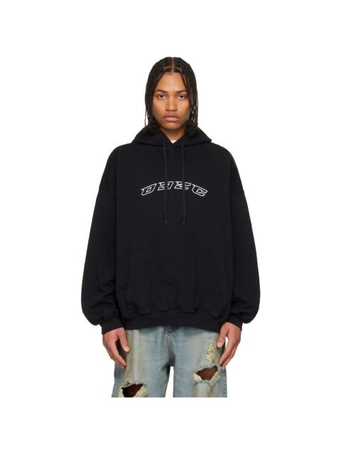 032c Black "Hansel and Gretel" Oversized Hoodie