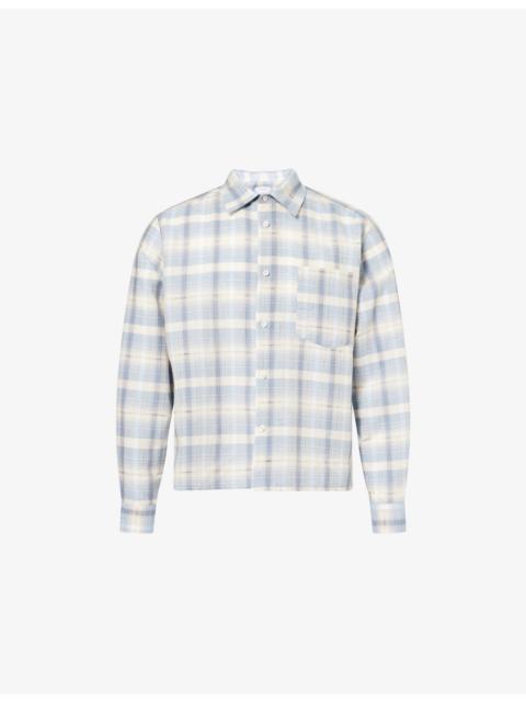 PERCIVAL Jesse Boxy Linen and Cotton-Blend Shirt