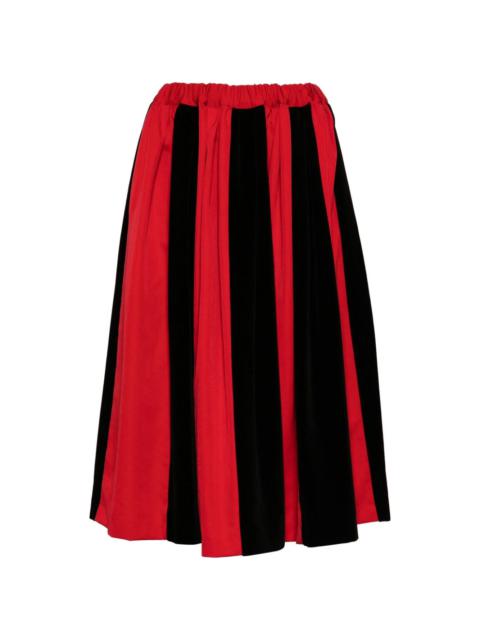 Comme des Garçons Comme des Garçons bicolor skirt