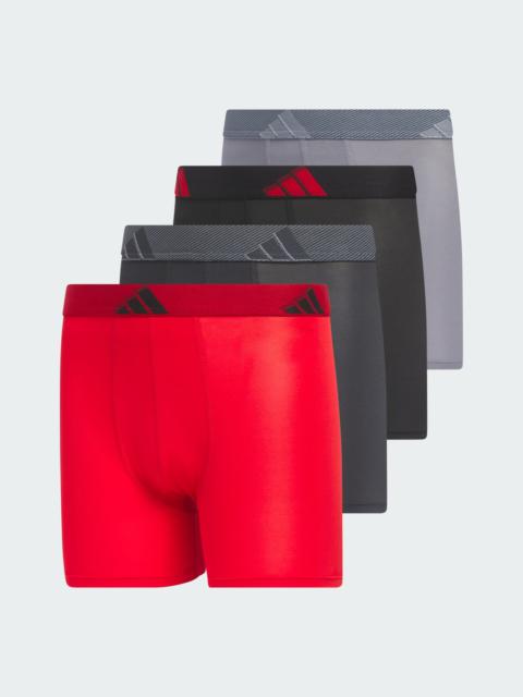 adidas Youth Microfiber Boxer Briefs 4-Pack