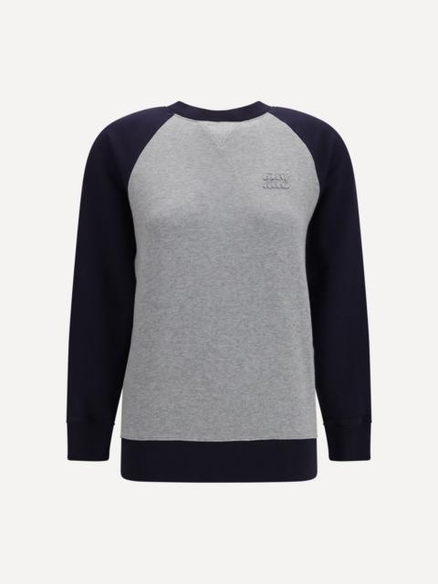 Miu Miu Bicolor crewneck Sweatshirt