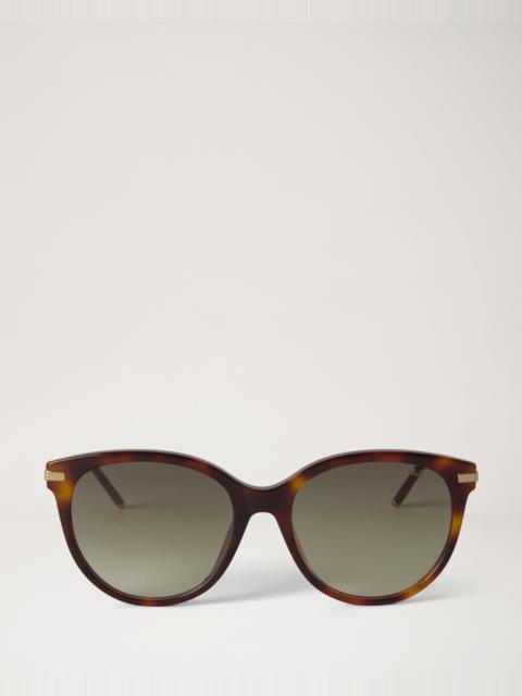 Mulberry Megan Sunglasses Tortoiseshell Bio Acetate