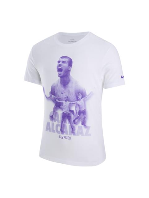 Nike Nike Carlos Alcaraz Court Dri-FIT Graphic T-Shirt 'White' IZ2728-100