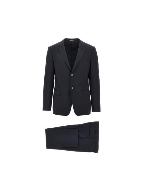 EMPORIO ARMANI STRETCH WOOL 'M LINE' TAILORED SUIT