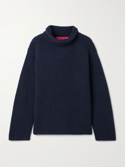The Elder Statesman Cashmere turtleneck sweater Navy