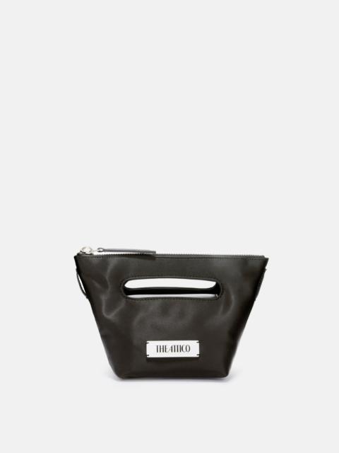 THE ATTICO ''VIA DEI GIARDINI 15'' BLACK TOTE BAG