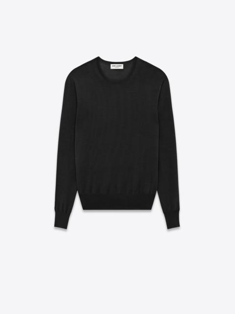 SAINT LAURENT sweater in cashmere, wool and silk