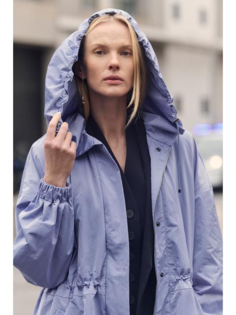 THE FOLD Eastleigh Water Repellent Hooded Mac