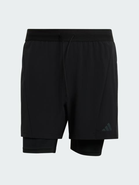 adidas D4T WORKOUT 2IN1 SHORTS