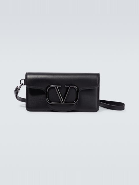 Valentino VLogo leather phone case