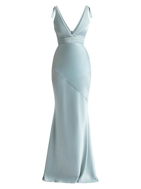 ZHIVAGO Women's Signature Beloved Sleeveless Satin Gown - Sage