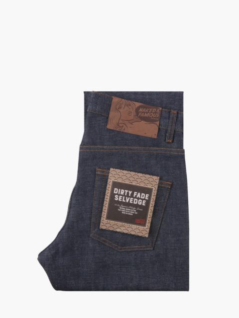 Naked & Famous NAKED & FAMOUS DENIM EASY GUY DIRTY FADE SELVEDGE 14.5OZ