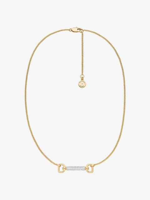 MICHAEL KORS Pavé Horsebit Necklace