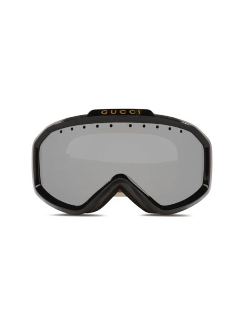 GUCCI logo-strap ski goggles