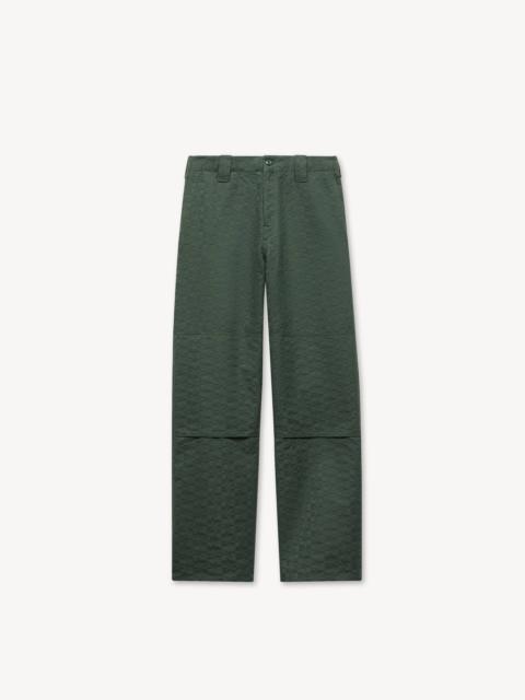 KENZO 'Kenzogram' double knee chino in cotton