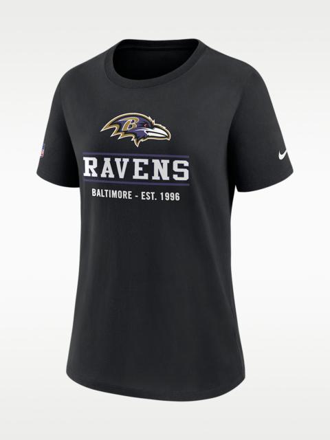 Nike Baltimore Ravens Sideline Alt Women's Nike Dri-FIT NFL T-Shirt