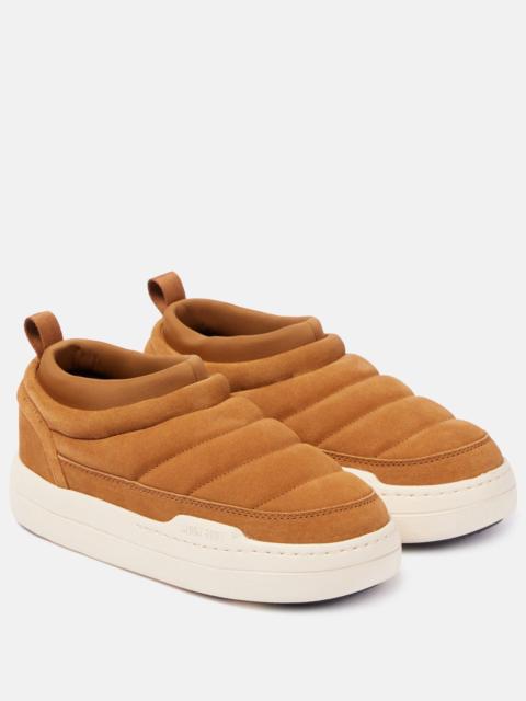 MOON BOOT Park Soft suede slip-on shoes