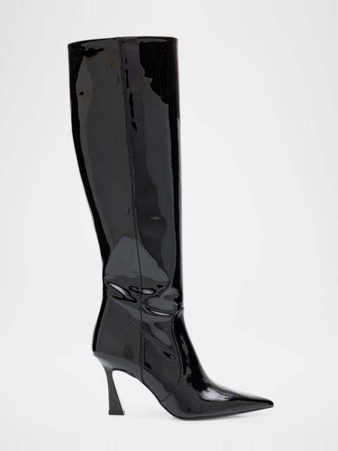 Stuart Weitzman Vinnie Leather Knee-High Boots