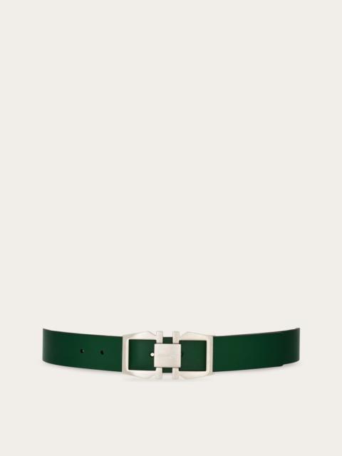 FERRAGAMO Reversible and adjustable Gancini belt