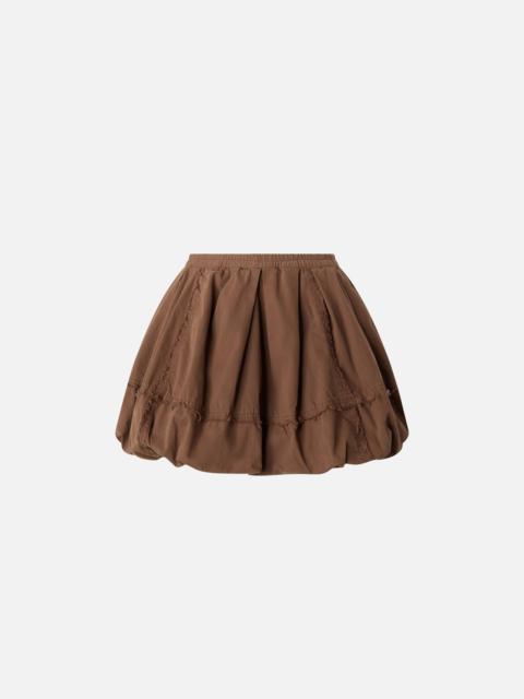 PINKO BALLOON MINI SKIRT IN COTTON