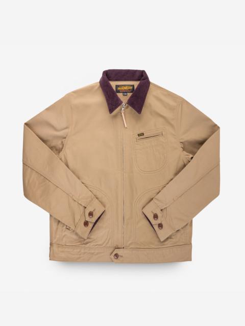 Iron Heart IHJ-144-BEI 12oz Kurashikizome® Twill Work Jacket - Beige