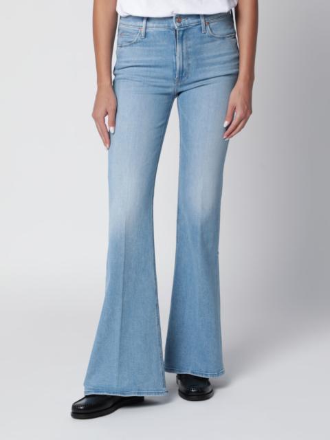 MOTHER The Doozy flared trousers in light blue denim
