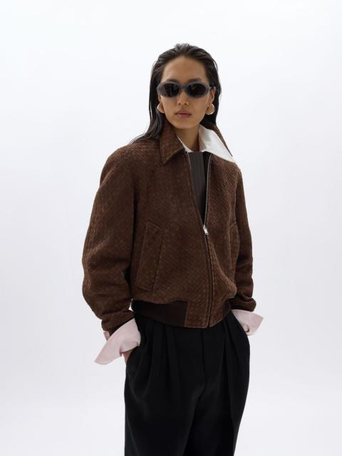 Bottega Veneta Suede Leather Blouson