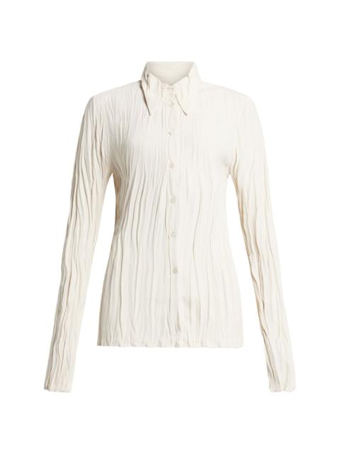 pleated shirt