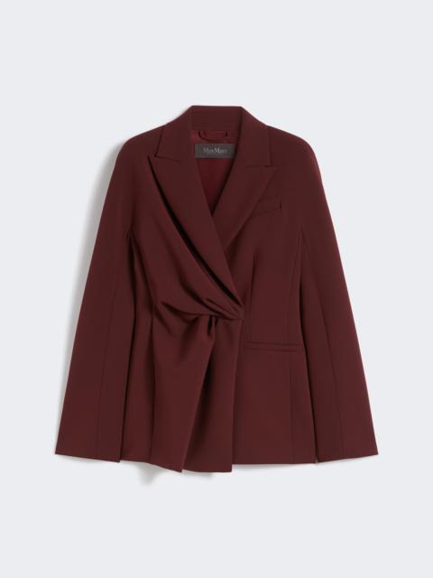 Max Mara ALARE Wrap jacket in cady