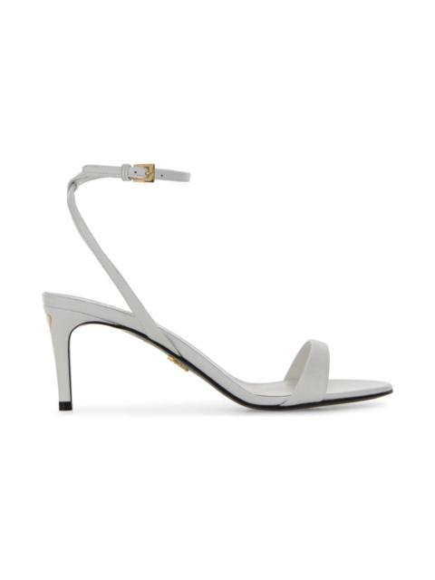 Prada White Leather Sandals