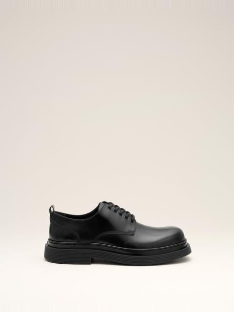 AMI Paris BLACK COW LEATHER DERBIES SHOES