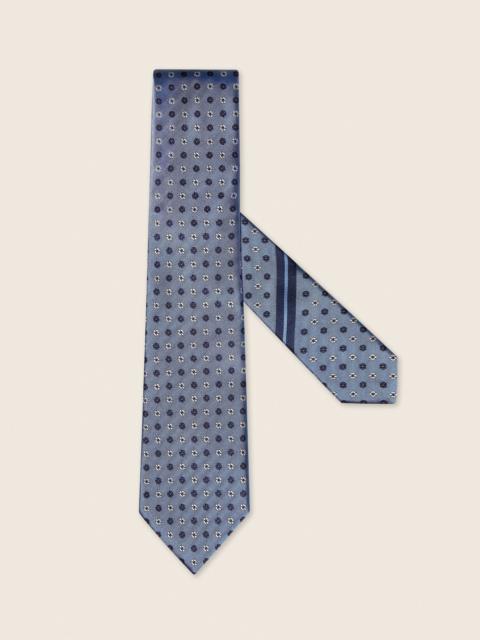 ZEGNA LIGHT AVIO BLUE SILK TIE
