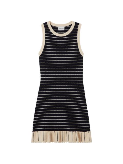 Claudie Pierlot striped trim knitted dress