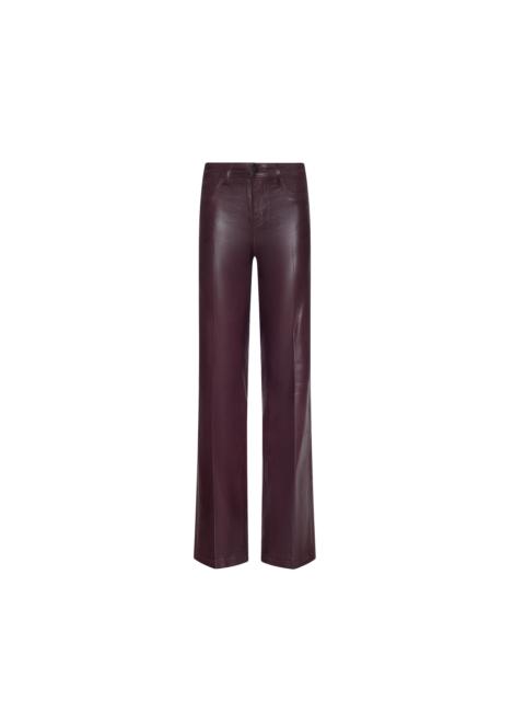 L'AGENCE Clayton Coated Wide-Leg Jean