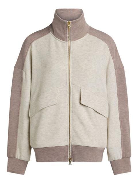 VARLEY Garcia two-tone zip-up sweat jacket