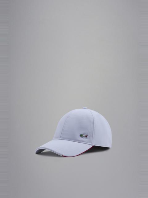 Paul & Shark COTTON BASEBALL CAP WITH TRICOLOUR DETAILS