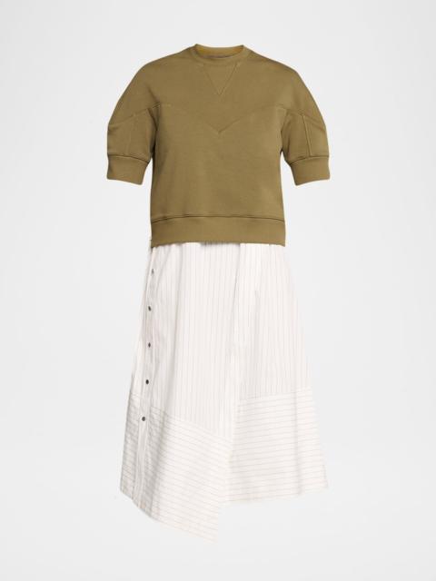3.1 Phillip Lim French-Terry Combo Dress
