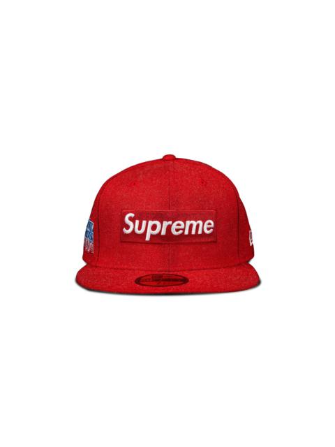 Supreme World Famous Box Logo New Era 'Red'