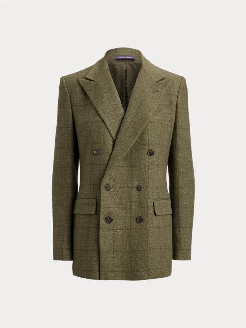 Ralph Lauren Ramona Windowpane Tweed Jacket