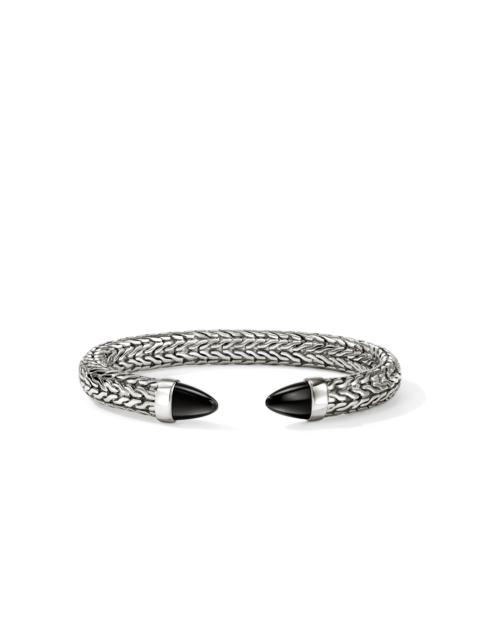 JOHN HARDY Spear 50 Flex Cuff, Sterling Silver, Black Onyx
