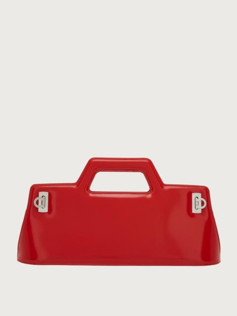 FERRAGAMO Wanda East-West top handle