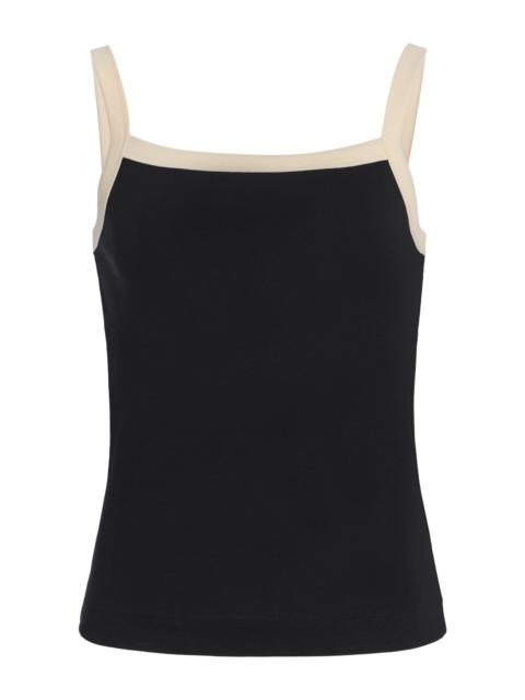 FLORE FLORE Exclusive Riviera May Cotton Cami Top black